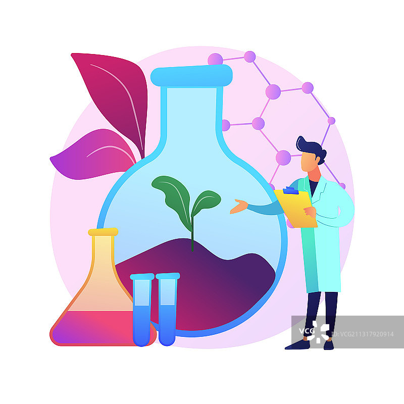 土壤化学抽象概念图片素材