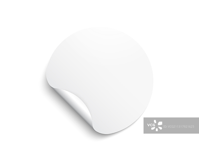 圆形不干胶标签符号图片素材