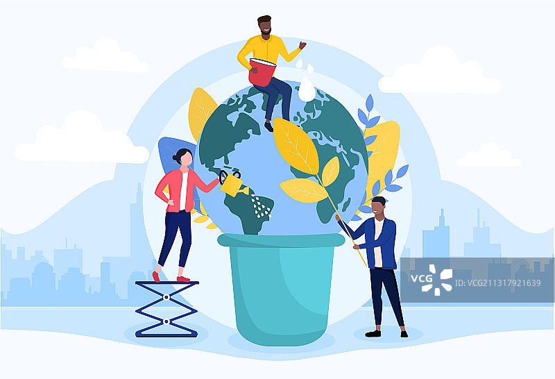 环境保护概念图片素材