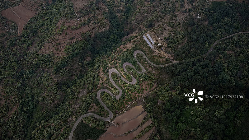 六十八道弯图片素材