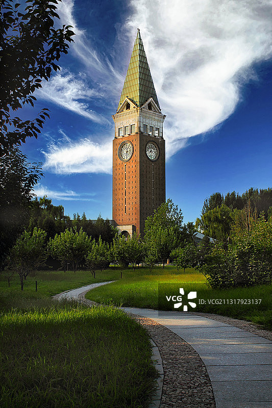 回龙观公园 北京图片素材