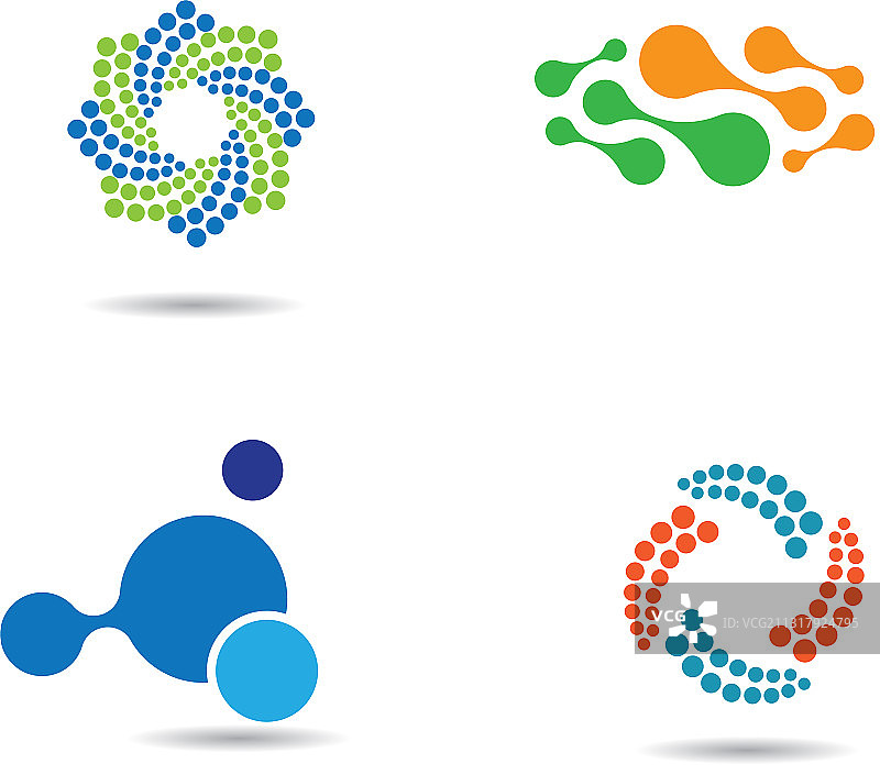 分子Logo模板图片素材