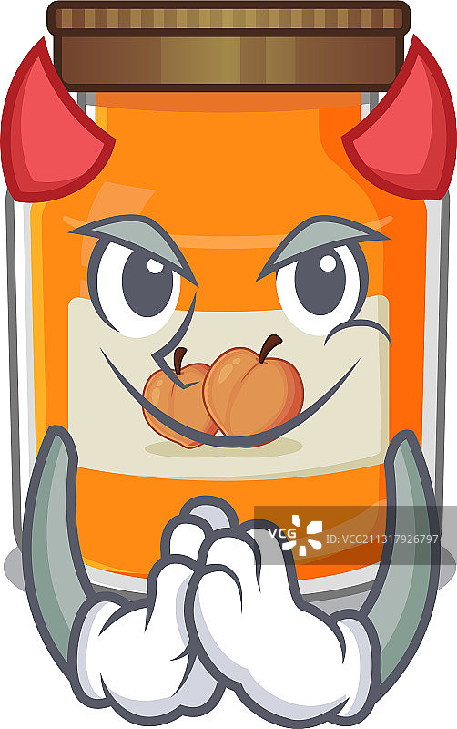 角色设计中的卡通恶魔桃子酱图片素材