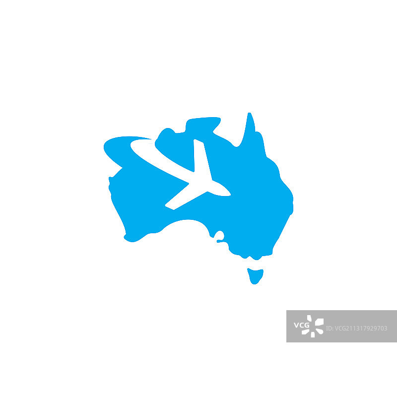 澳大利亚旅游标志设计模板图片素材