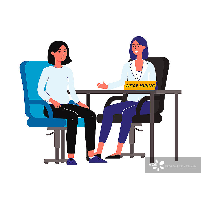 招聘面试人物图片素材