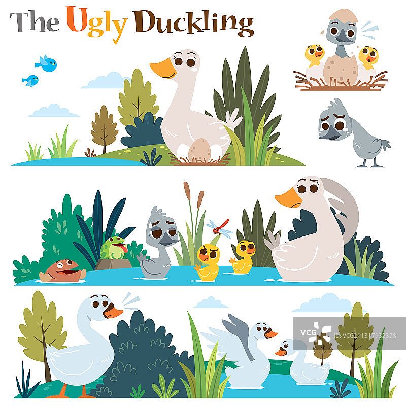 丑小鸭图片素材