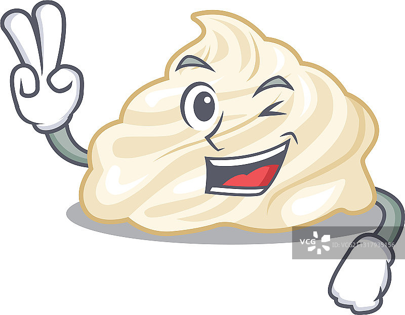 奶油卡通吉祥物图片素材