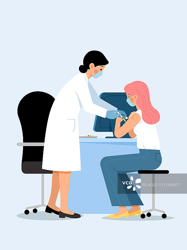 打疫苗图片素材