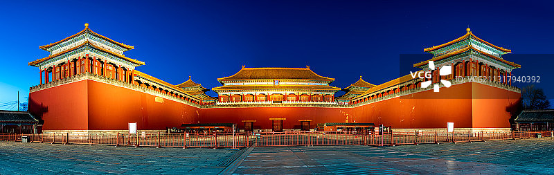 故宫午门之夜图片素材