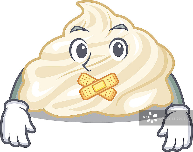 卡通鲜奶油角色设计图片素材