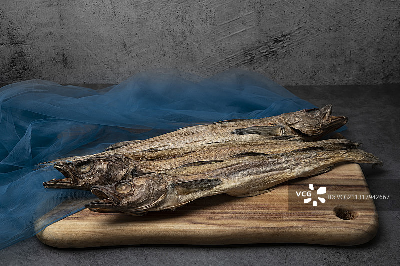 韩国干鱼：黄太鱼图片素材