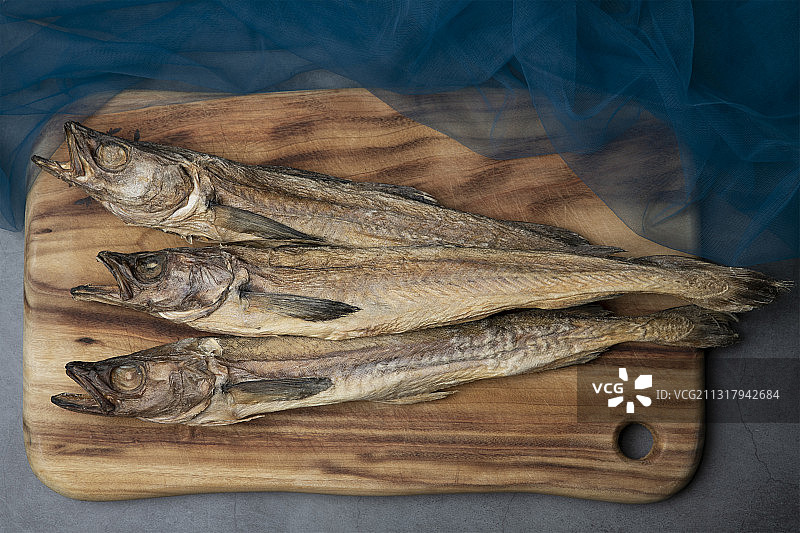 韩国干鱼：黄太鱼图片素材