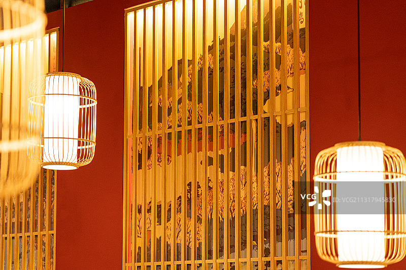 东方韵味中国传统节日元宵节中秋节春节喜庆现代灯笼图片素材