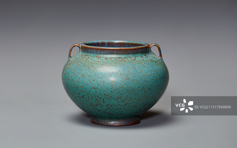 北方钧瓷 小窑炭烧炉钧图片素材