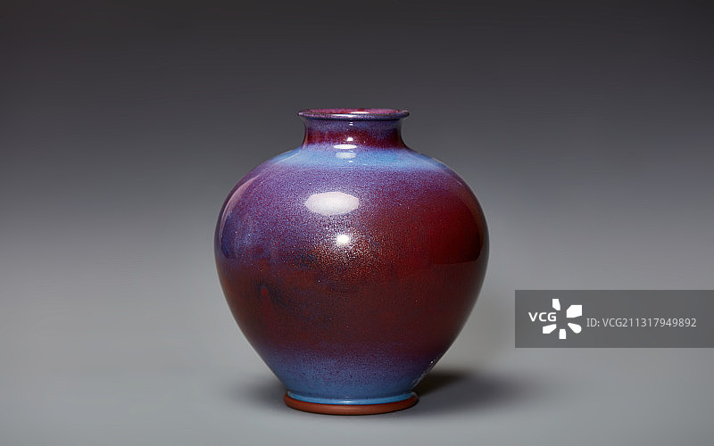 北方钧瓷 小窑炭烧炉钧图片素材