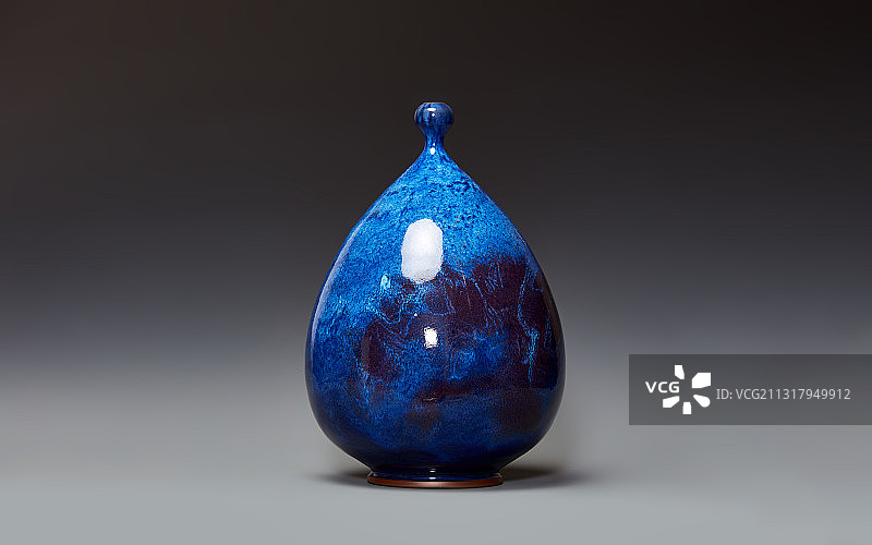 北方钧瓷 小窑炭烧炉钧图片素材