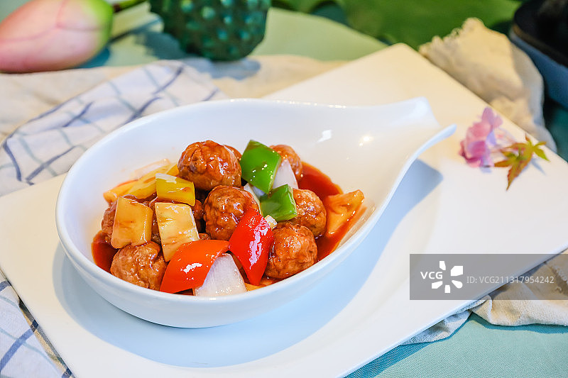 菠萝咕咾肉图片素材