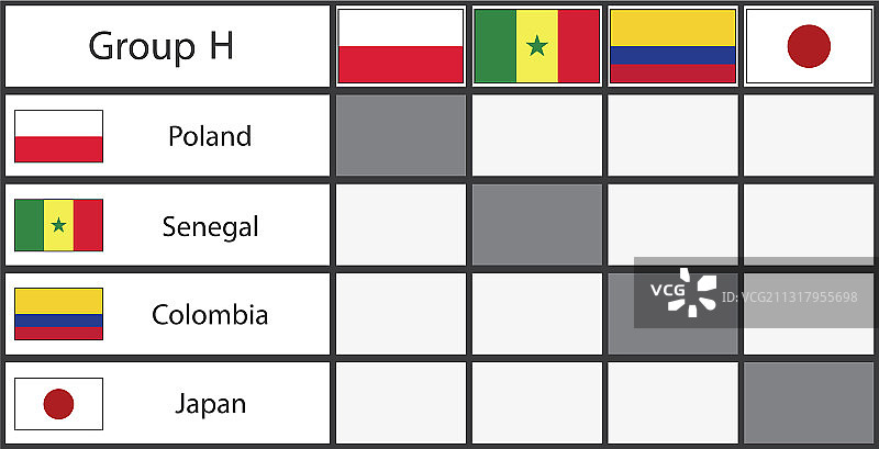 2018年俄罗斯足球小组赛模板图片素材