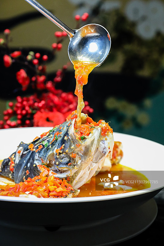 剁椒鱼头图片素材