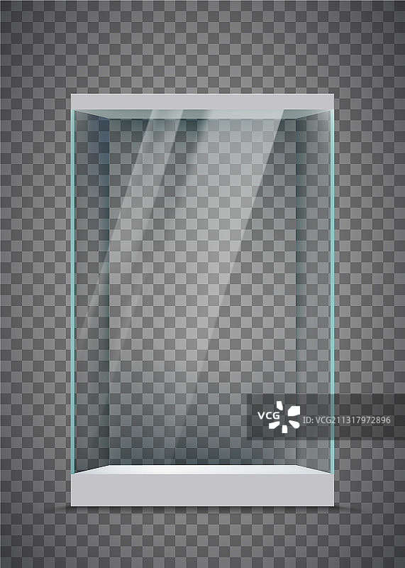玻璃空展示柜图片素材