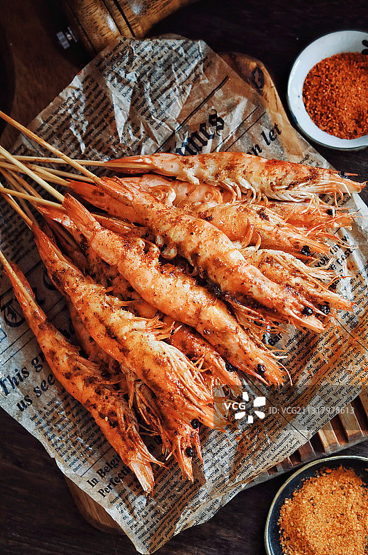 烤虾图片素材