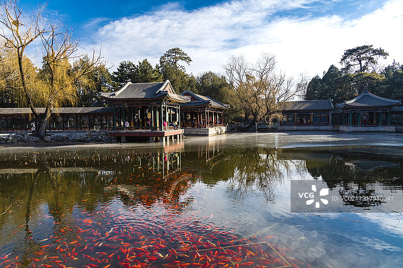 谐趣园图片素材