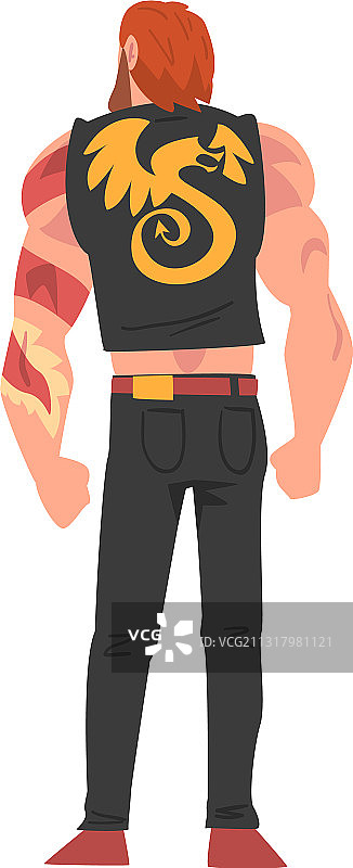 年轻男子的人物背影图片素材