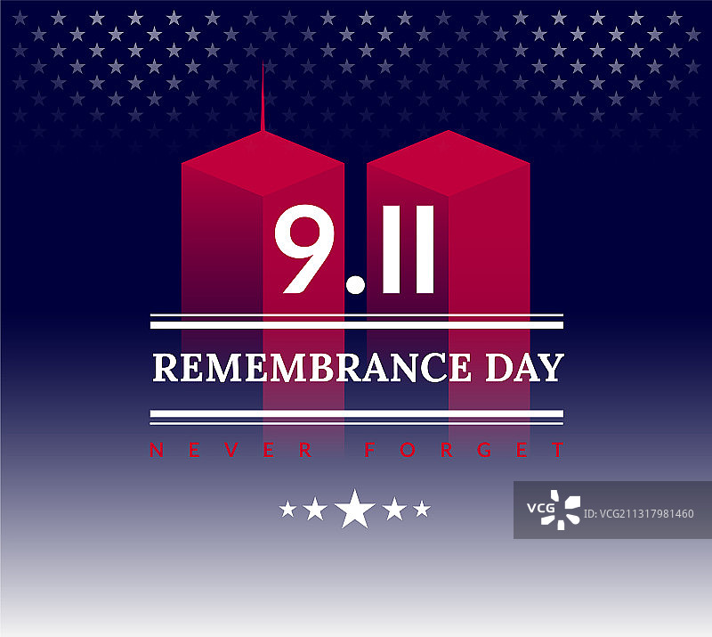 911美国永不忘记2001年9月11日概念图片素材