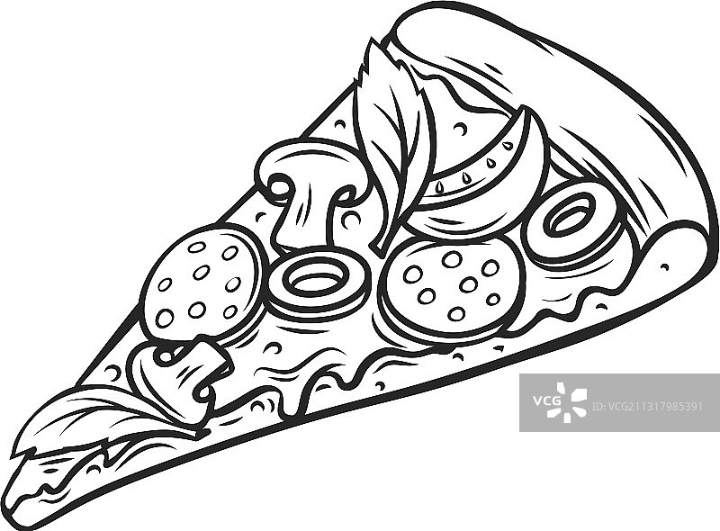 披萨切片图片素材