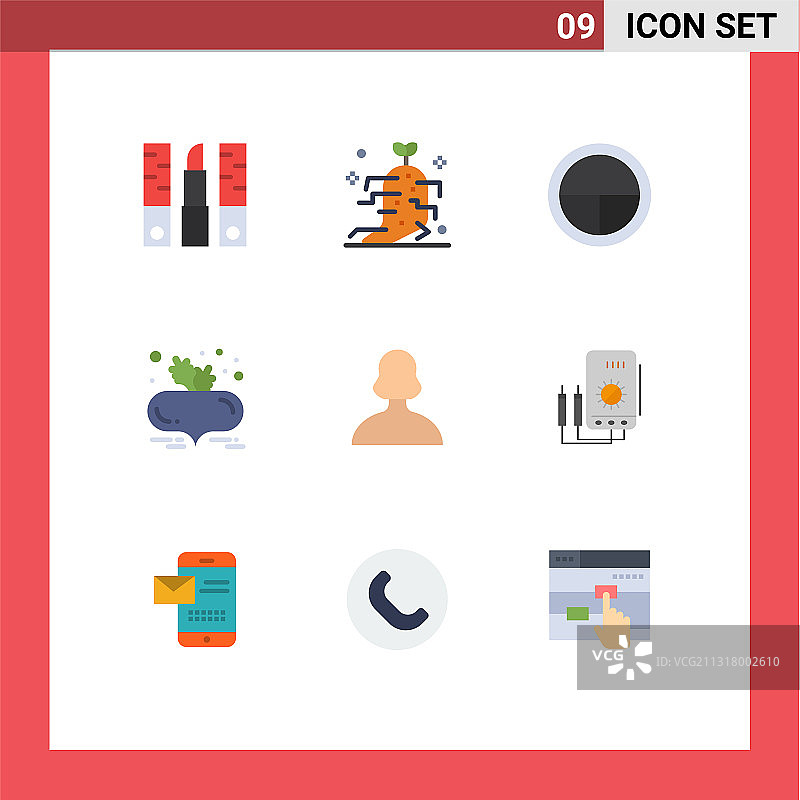 9 .创意图标的现代标志和符号图片素材