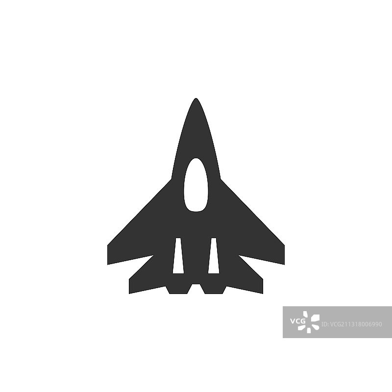 战斗机图标或军用航空标志图片素材