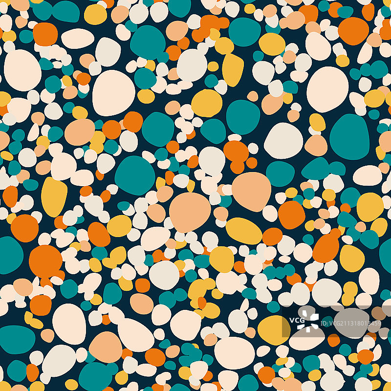 彩色圆点无缝明亮图案图片素材