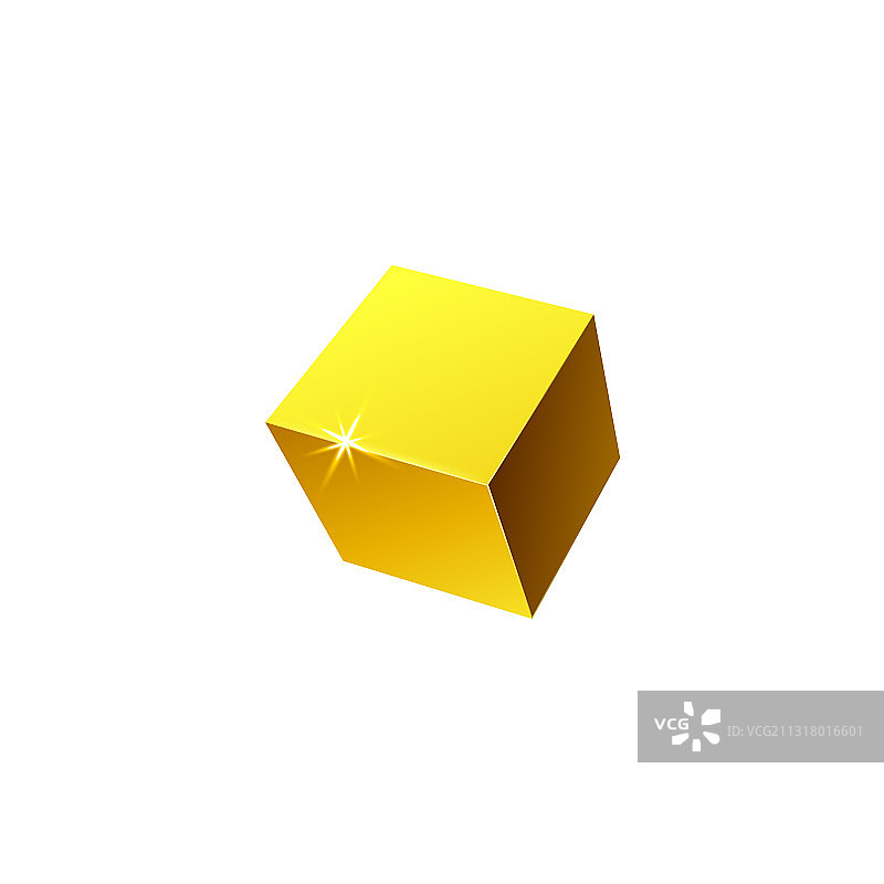 逼真的3D立方体图片素材