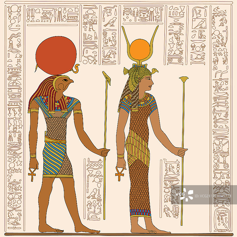 古埃及绘画图片素材