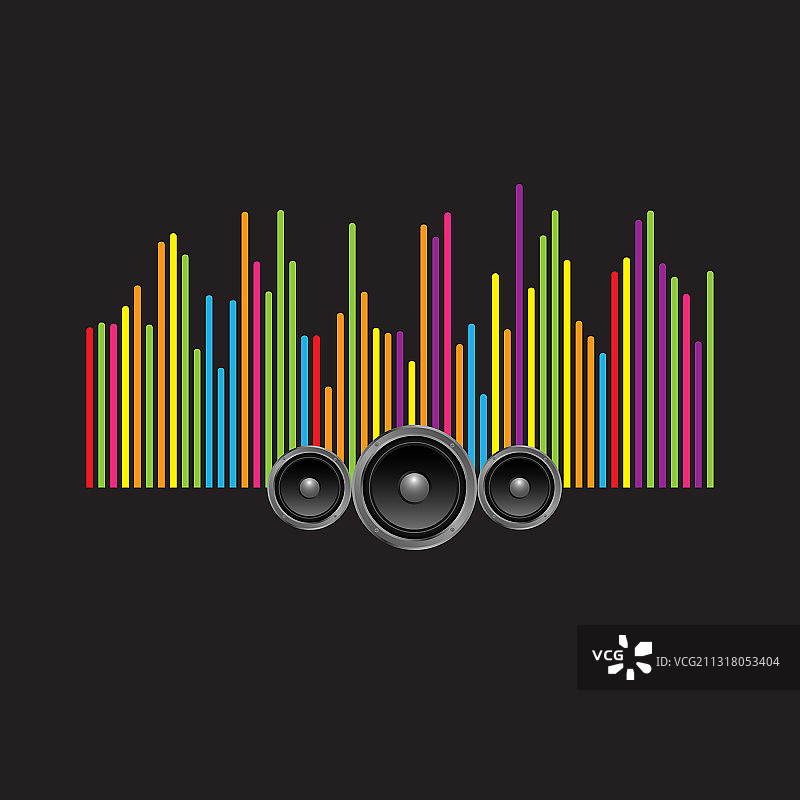 抽象音乐声波背景图片素材