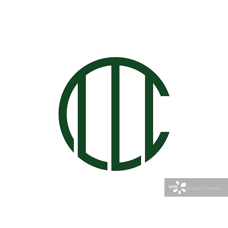 字母CM简约几何线条标志图片素材