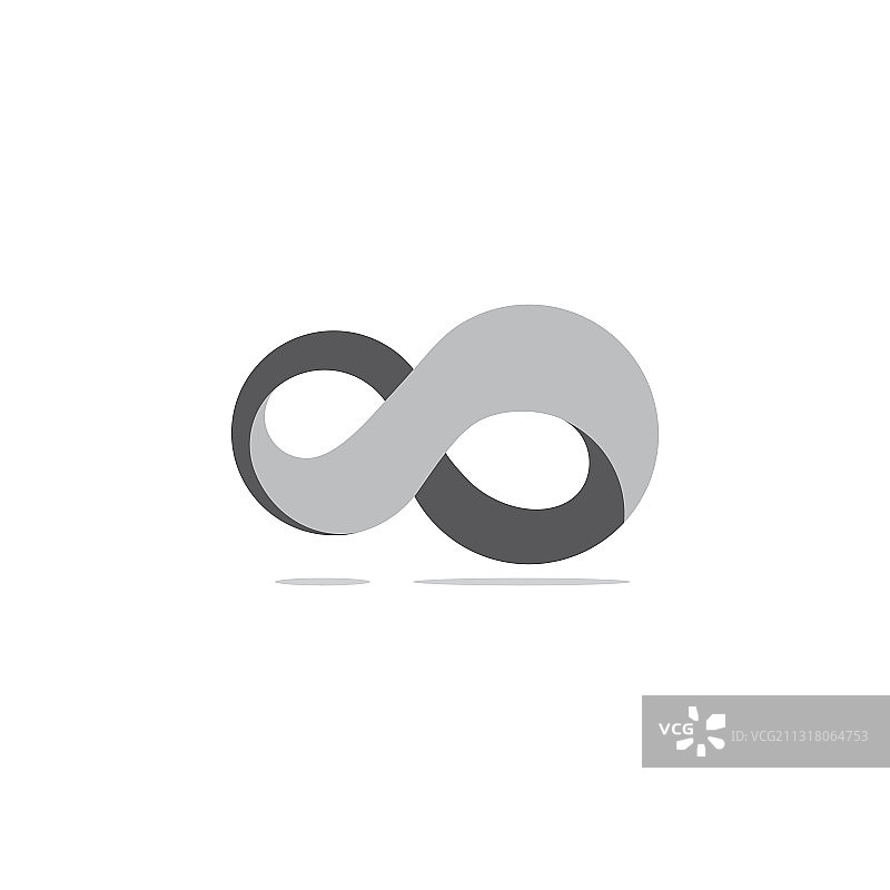 3D无限曲线设计logo图片素材