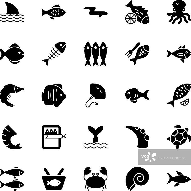 海鲜图标图片素材