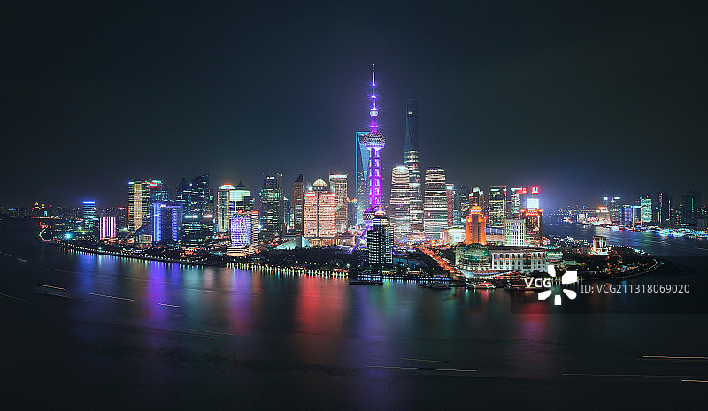 上海夜景图片素材