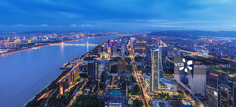 杭州钱江新城风光图片素材