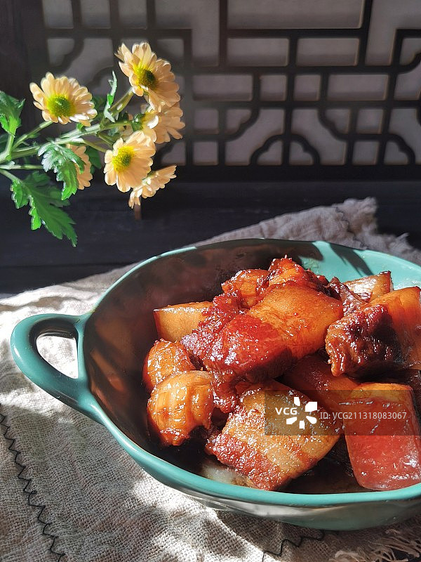 外婆红烧肉图片素材