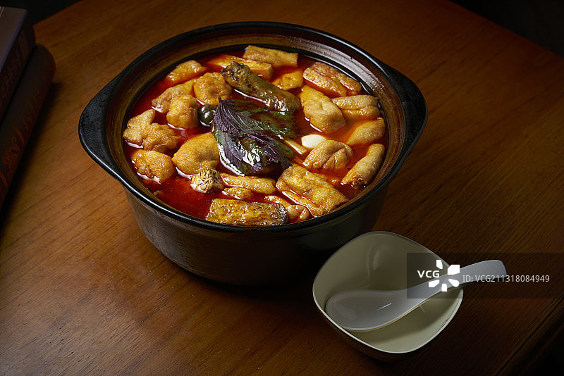辣味豆腐煲图片素材
