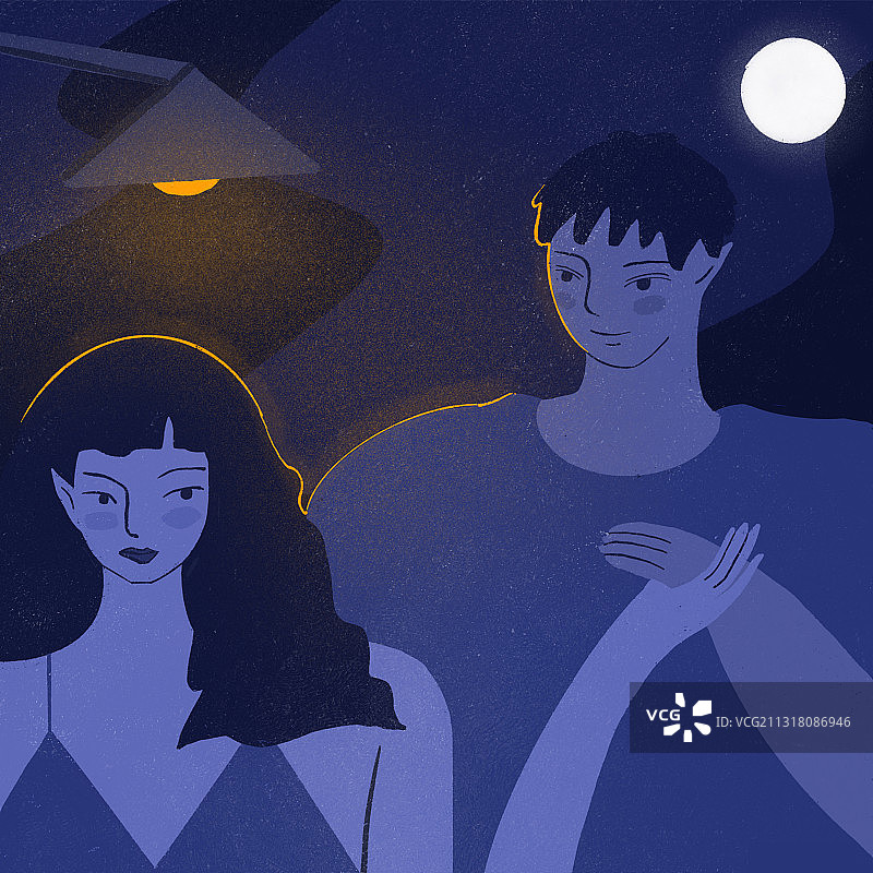 夏天·夜晚图片素材