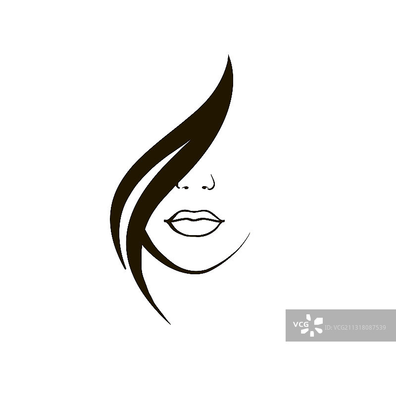 美女头像图片素材