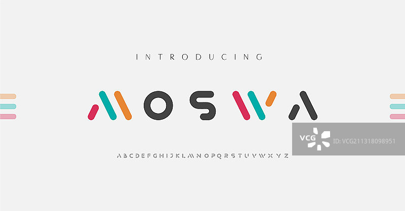 极简现代字母字体排版图片素材