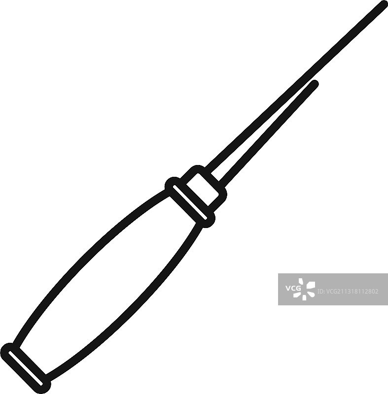 修鞋工具图标轮廓样式图片素材