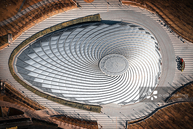 天津滨海于家堡高铁站图片素材