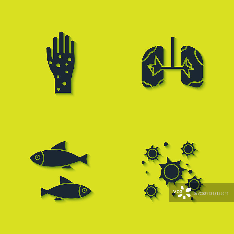 手部湿疹或牛皮癣图片素材