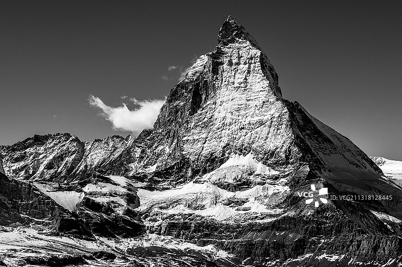 戈尔内格拉特雪山风光，瑞士采尔马特图片素材
