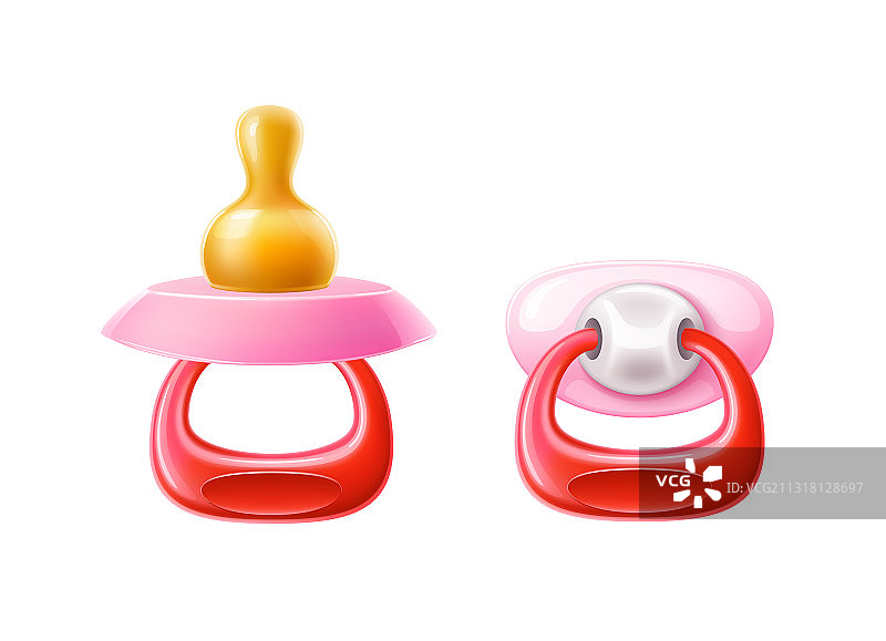 逼真的橡胶奶嘴3D模型图片素材